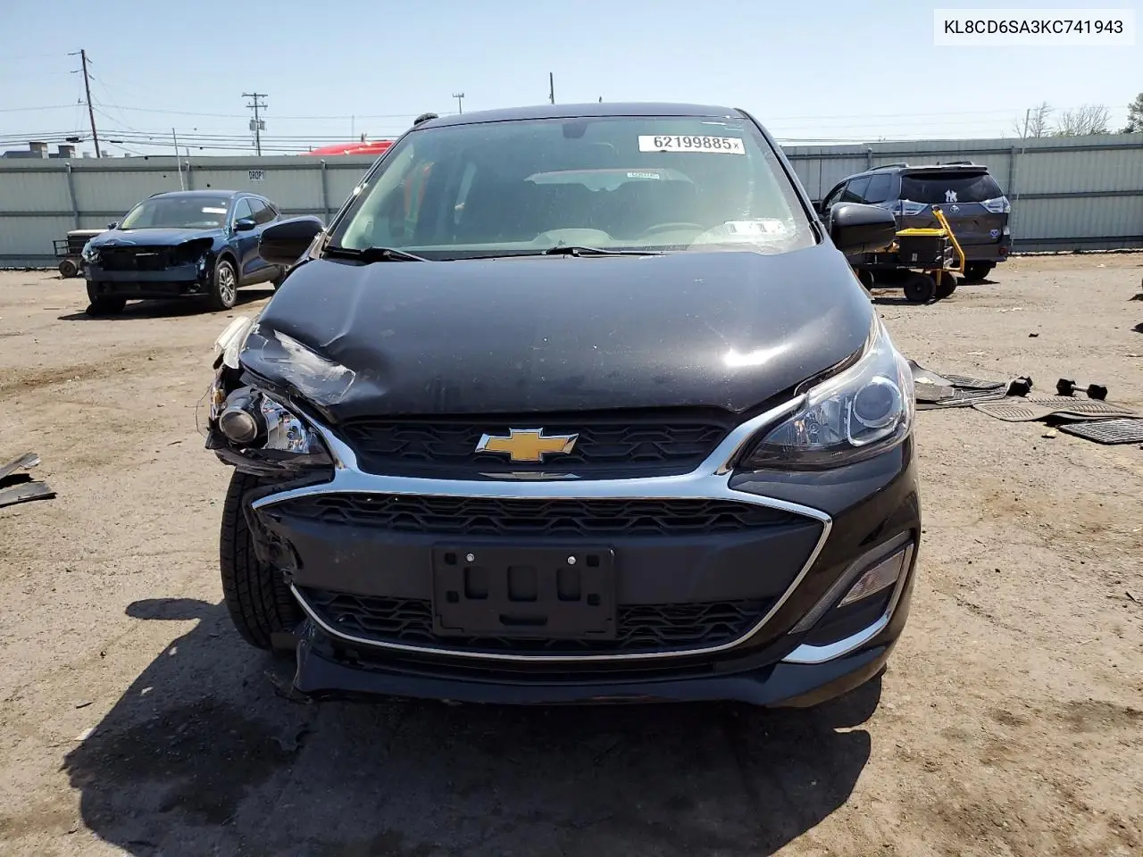 2019 Chevrolet Spark 1Lt VIN: KL8CD6SA3KC741943 Lot: 62199885