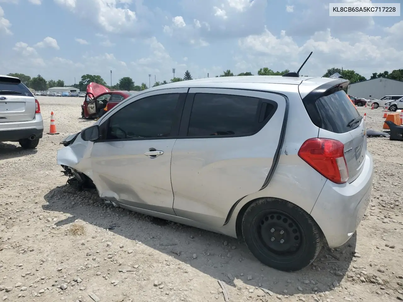 2019 Chevrolet Spark Ls VIN: KL8CB6SA5KC717228 Lot: 62268335