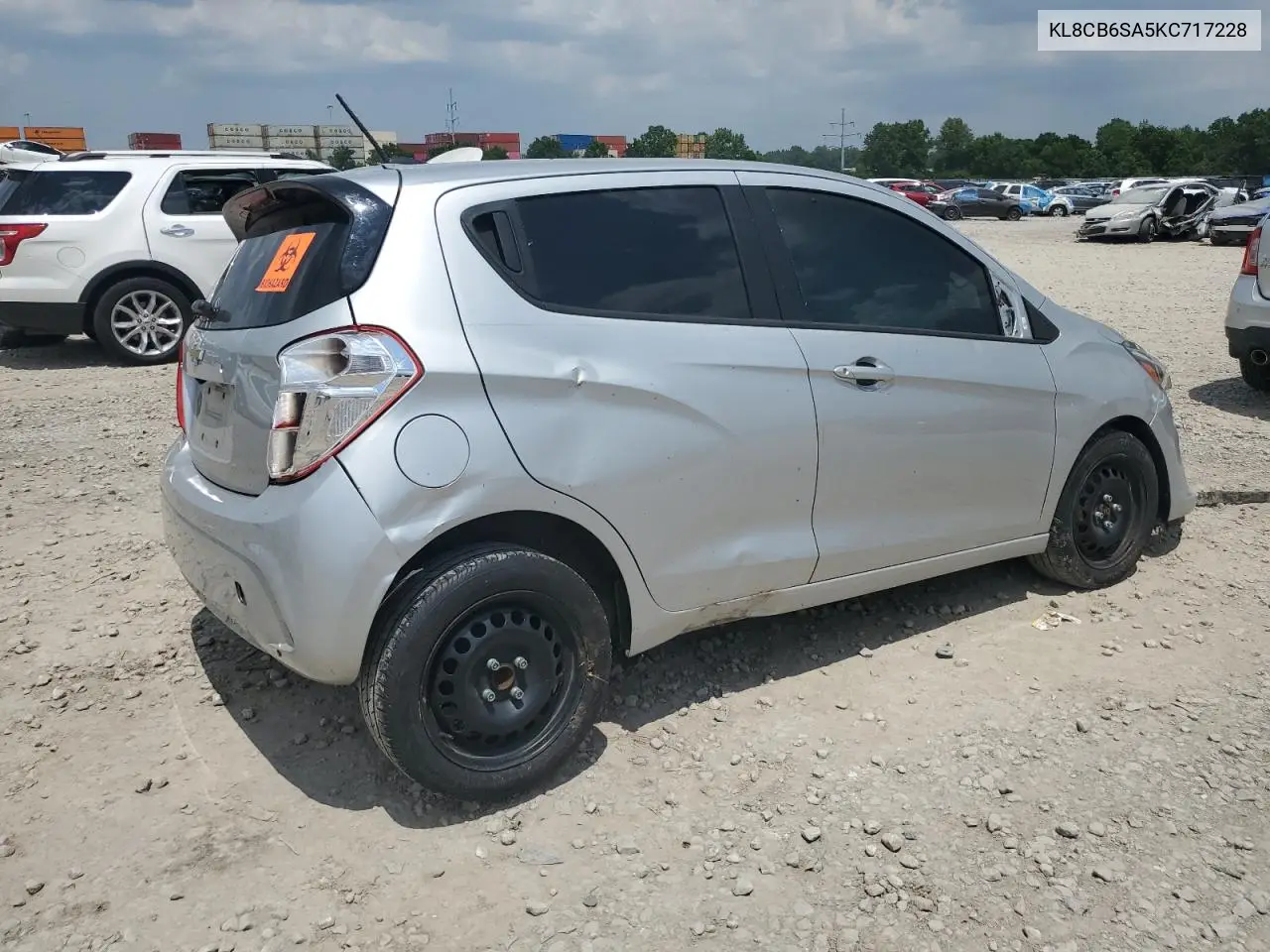 2019 Chevrolet Spark Ls VIN: KL8CB6SA5KC717228 Lot: 62268335