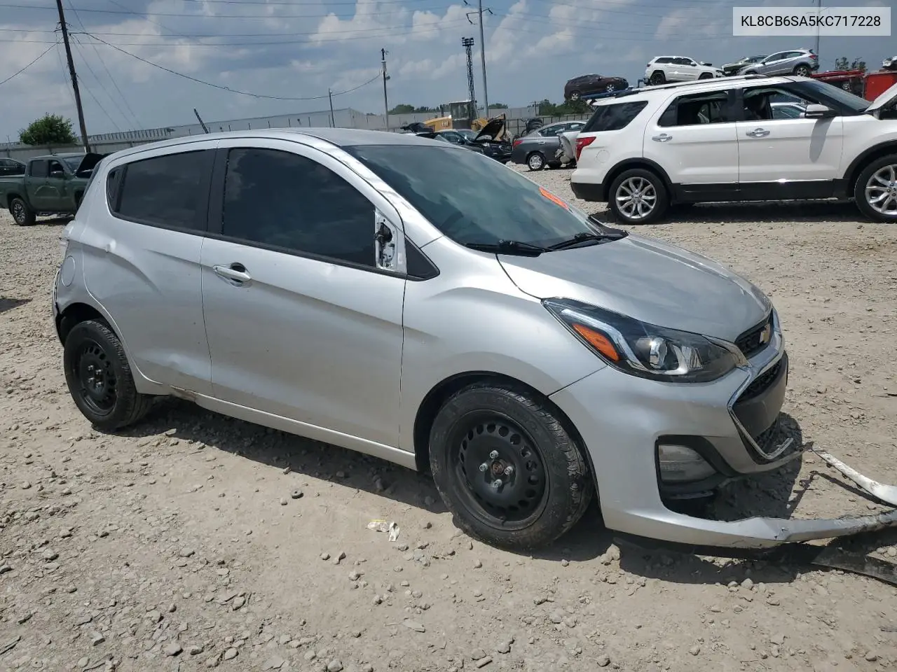 2019 Chevrolet Spark Ls VIN: KL8CB6SA5KC717228 Lot: 62268335
