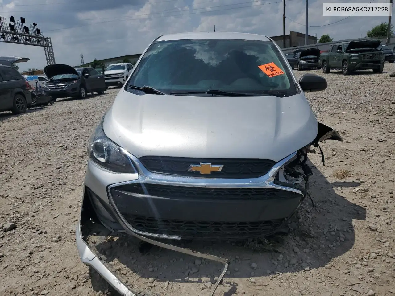 2019 Chevrolet Spark Ls VIN: KL8CB6SA5KC717228 Lot: 62268335