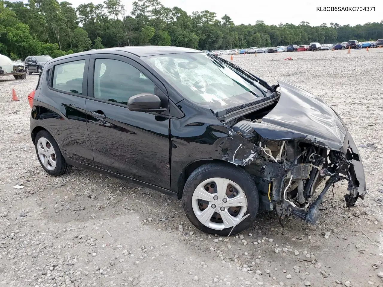 2019 Chevrolet Spark Ls VIN: KL8CB6SA0KC704371 Lot: 65344395
