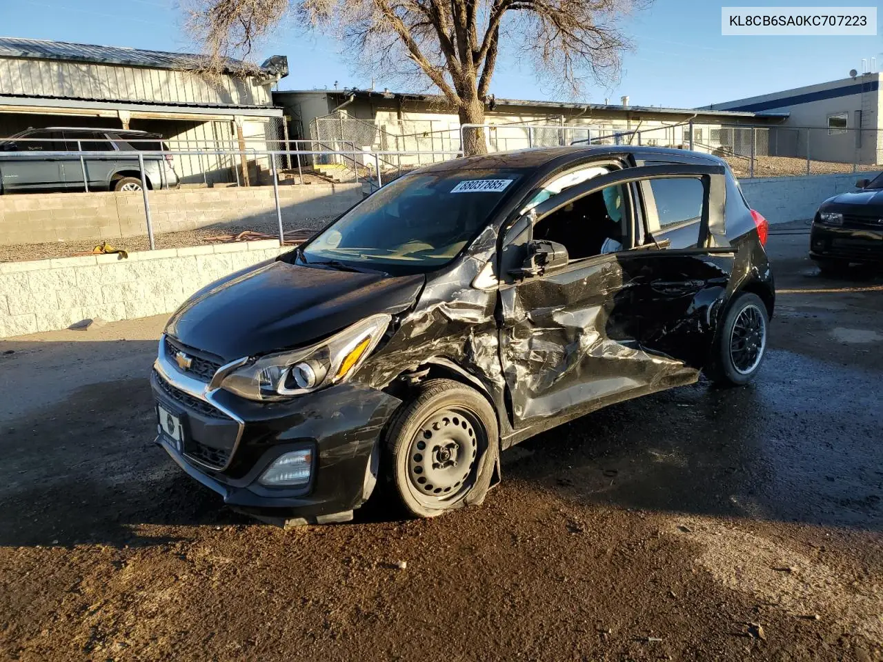 2019 Chevrolet Spark Ls VIN: KL8CB6SA0KC707223 Lot: 88037885