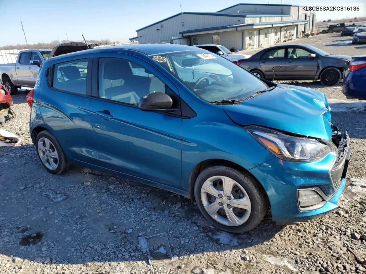 2019 Chevrolet Spark Ls VIN: KL8CB6SA2KC816136 Lot: 88446205
