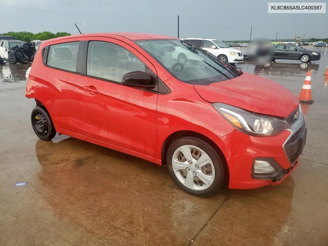 2020 Chevrolet Spark Ls VIN: KL8CB6SA5LC400387 Lot: 54509215