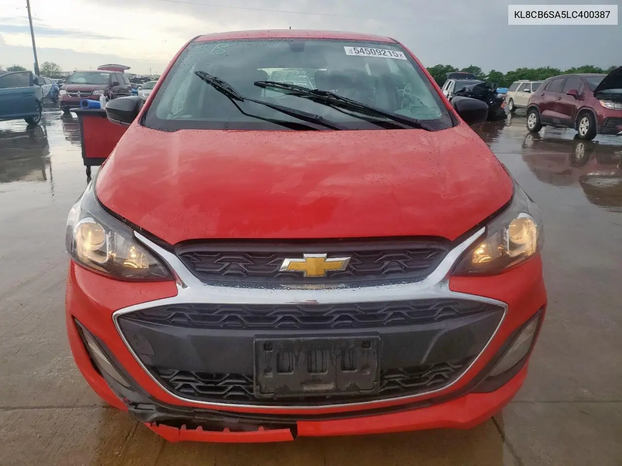 2020 Chevrolet Spark Ls VIN: KL8CB6SA5LC400387 Lot: 54509215