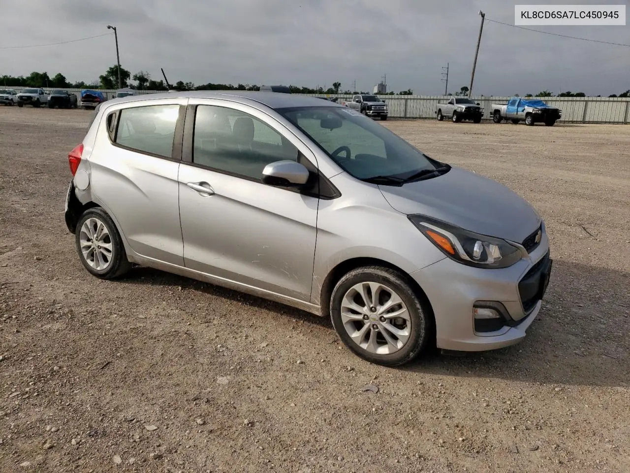2020 Chevrolet Spark 1Lt VIN: KL8CD6SA7LC450945 Lot: 56741035