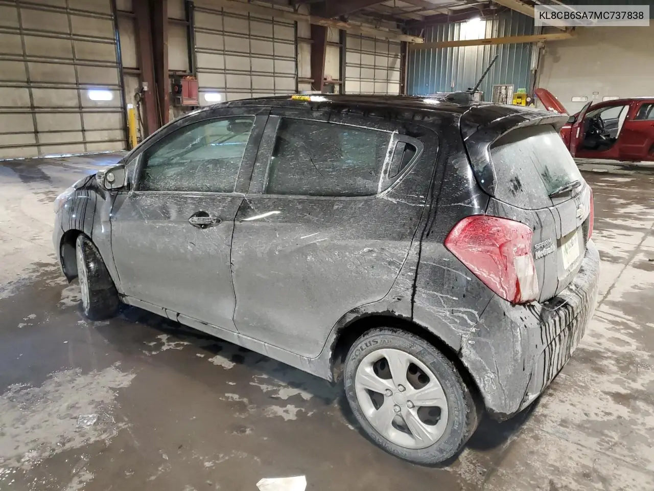 2021 Chevrolet Spark Ls VIN: KL8CB6SA7MC737838 Lot: 45106355