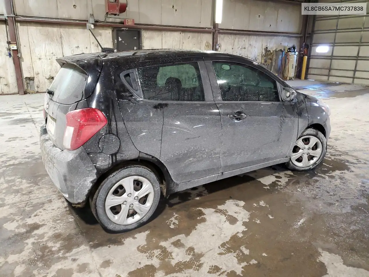 2021 Chevrolet Spark Ls VIN: KL8CB6SA7MC737838 Lot: 45106355