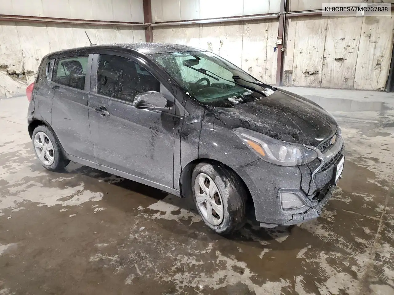 2021 Chevrolet Spark Ls VIN: KL8CB6SA7MC737838 Lot: 45106355