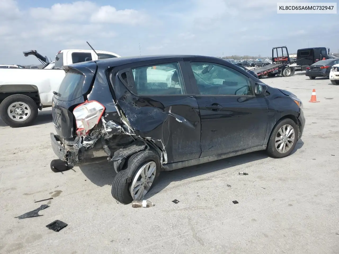 2021 Chevrolet Spark 1Lt VIN: KL8CD6SA6MC732947 Lot: 49165455