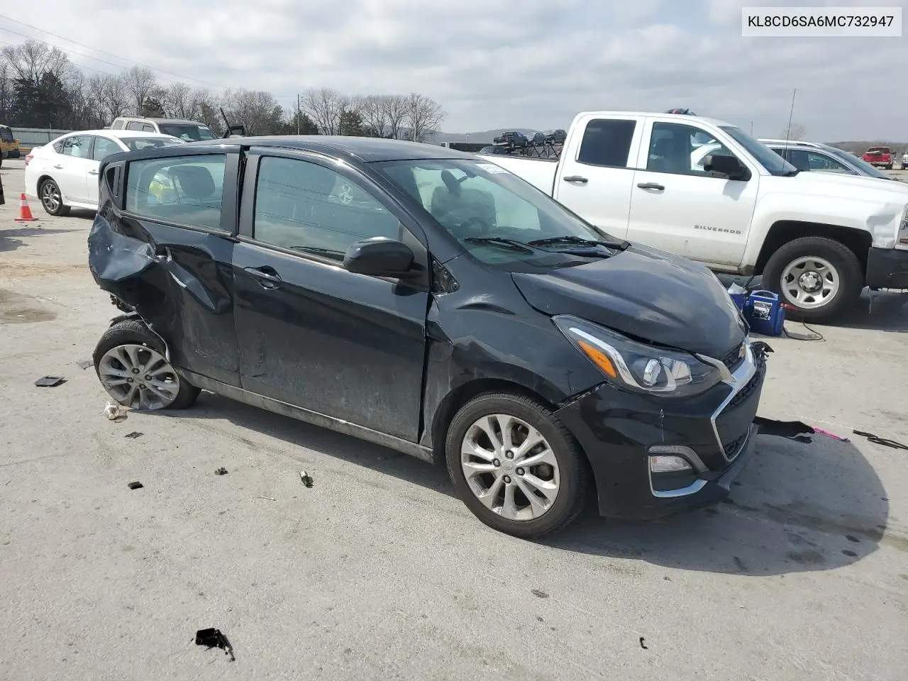 2021 Chevrolet Spark 1Lt VIN: KL8CD6SA6MC732947 Lot: 49165455