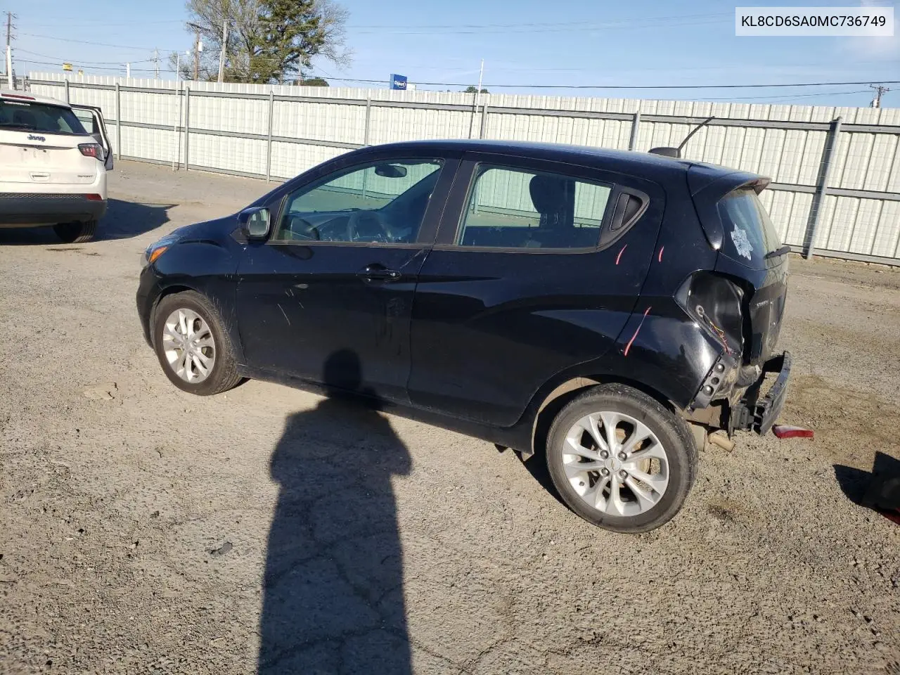 2021 Chevrolet Spark 1Lt VIN: KL8CD6SA0MC736749 Lot: 49174635