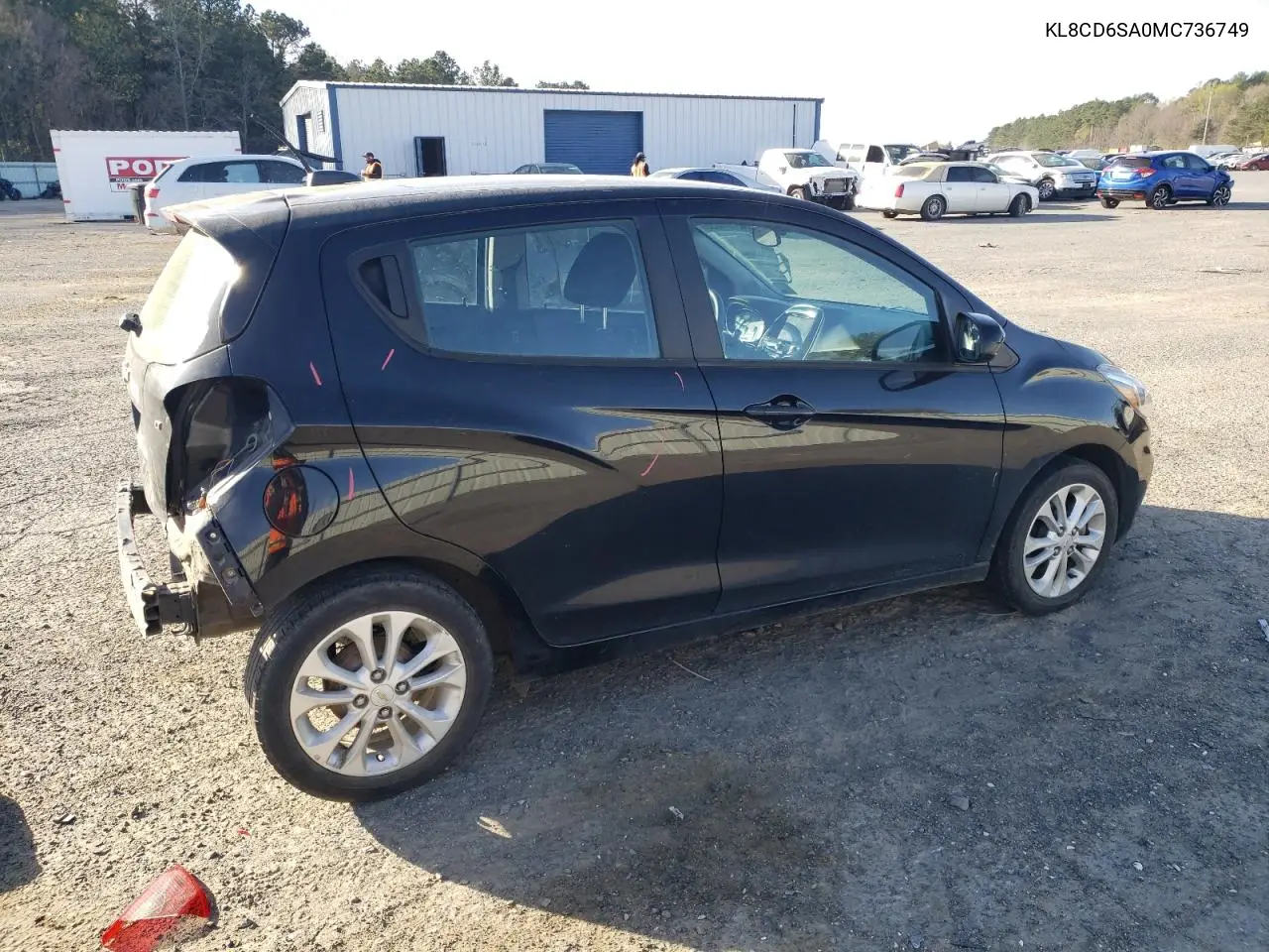 2021 Chevrolet Spark 1Lt VIN: KL8CD6SA0MC736749 Lot: 49174635