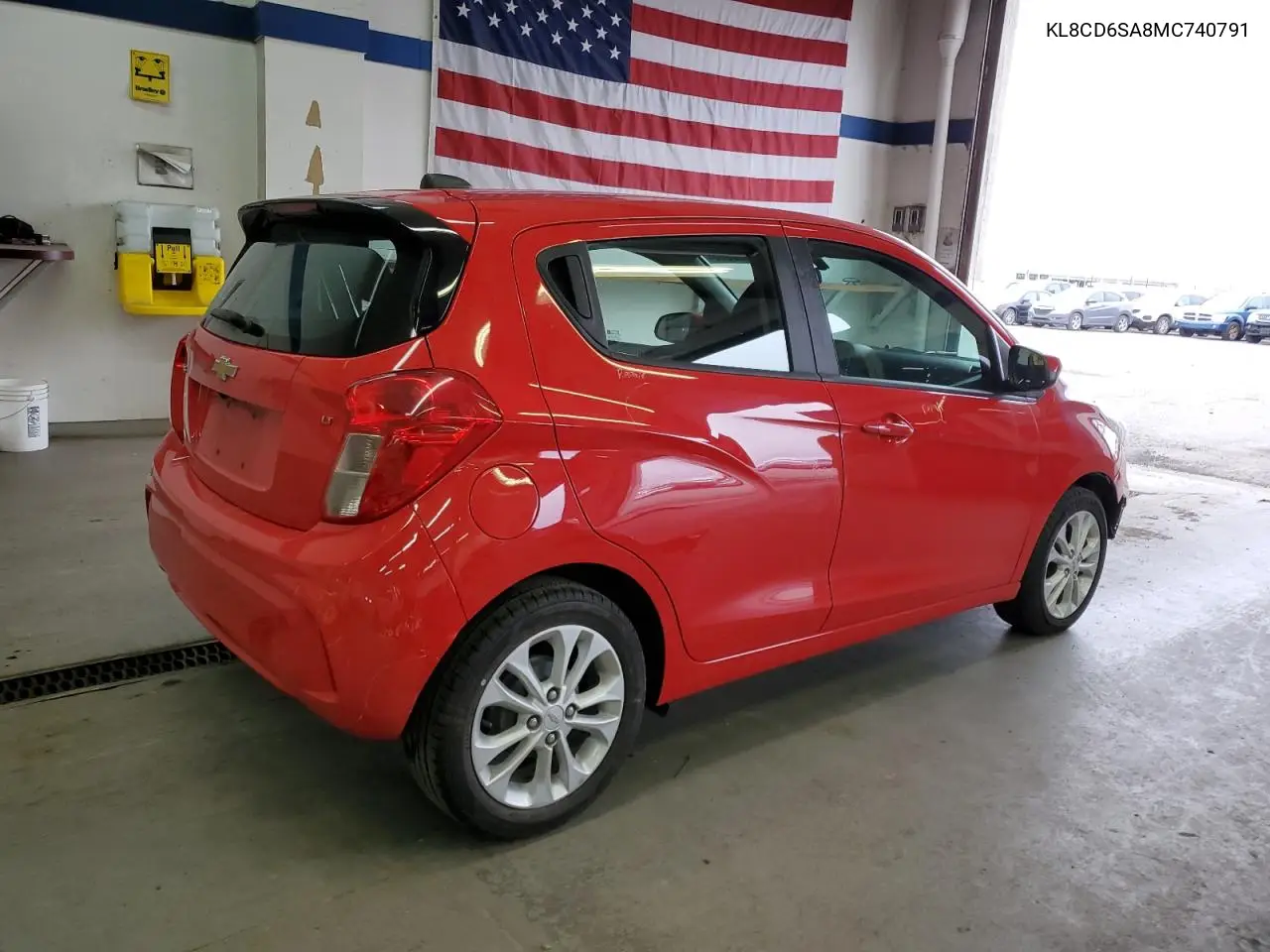 2021 Chevrolet Spark 1Lt VIN: KL8CD6SA8MC740791 Lot: 49462885