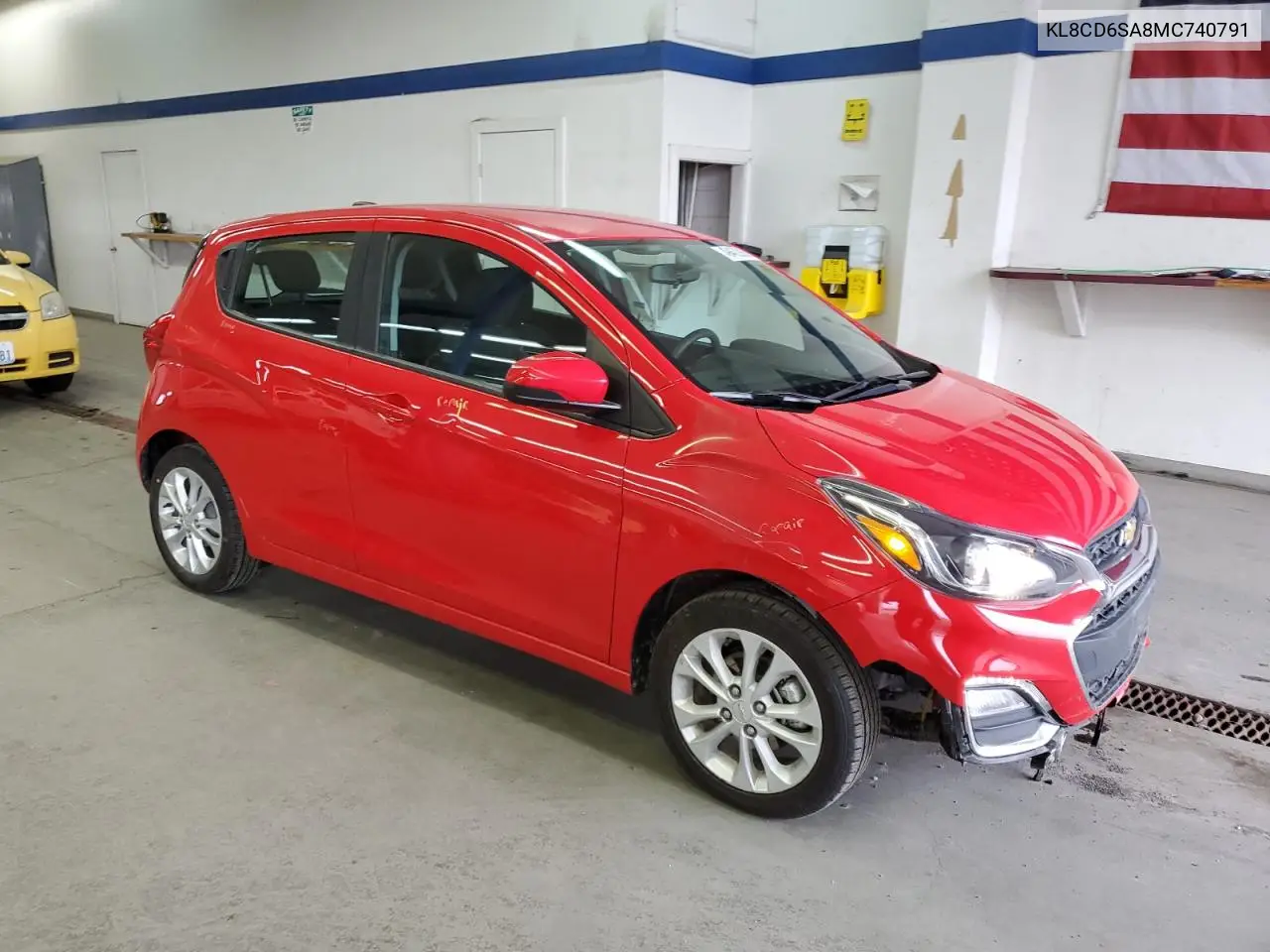 2021 Chevrolet Spark 1Lt VIN: KL8CD6SA8MC740791 Lot: 49462885