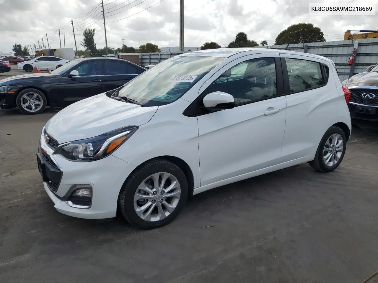 2021 Chevrolet Spark 1Lt VIN: KL8CD6SA9MC218669 Lot: 51580225