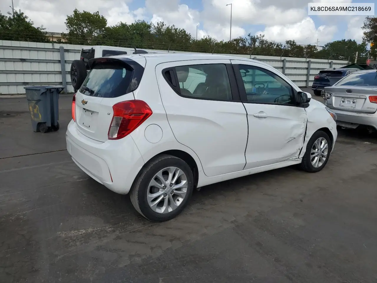 2021 Chevrolet Spark 1Lt VIN: KL8CD6SA9MC218669 Lot: 51580225