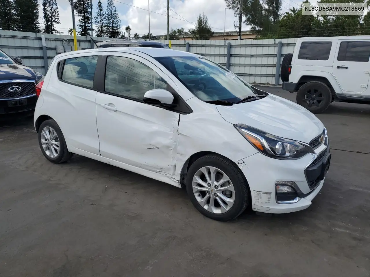 2021 Chevrolet Spark 1Lt VIN: KL8CD6SA9MC218669 Lot: 51580225