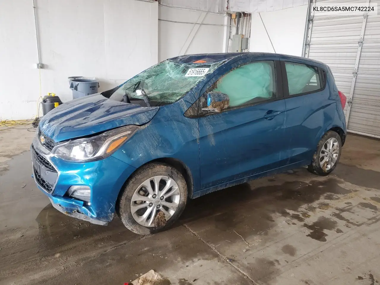 2021 Chevrolet Spark 1Lt VIN: KL8CD6SA5MC742224 Lot: 51916665