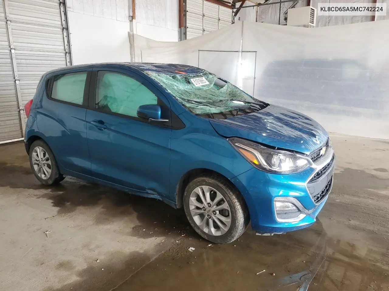 2021 Chevrolet Spark 1Lt VIN: KL8CD6SA5MC742224 Lot: 51916665