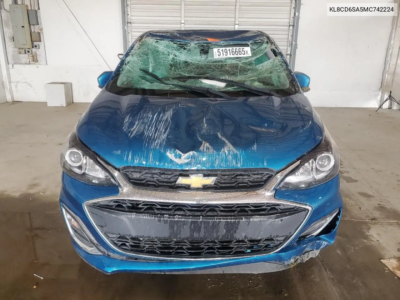 2021 Chevrolet Spark 1Lt VIN: KL8CD6SA5MC742224 Lot: 51916665