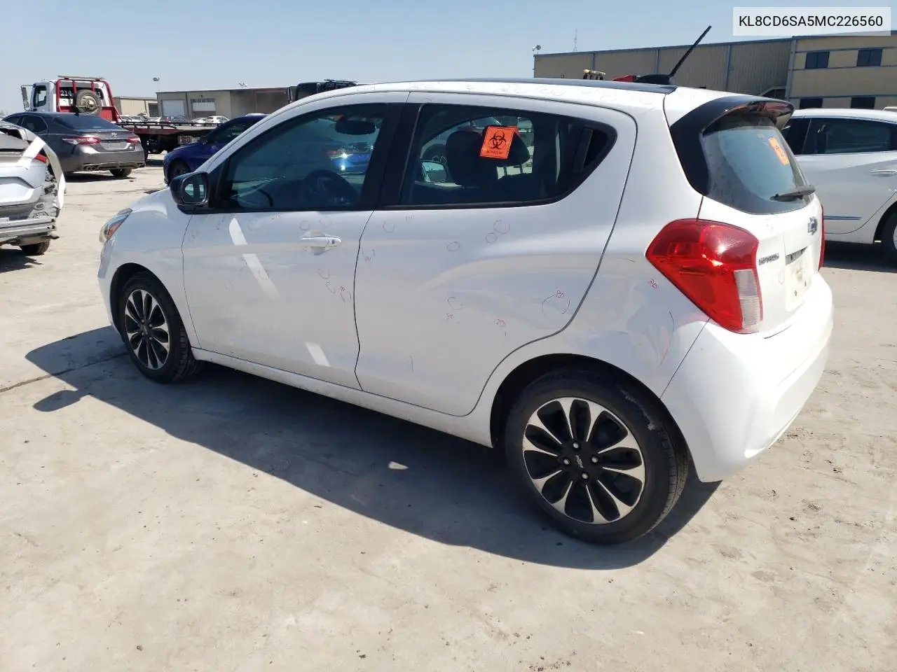 2021 Chevrolet Spark 1Lt VIN: KL8CD6SA5MC226560 Lot: 51988525