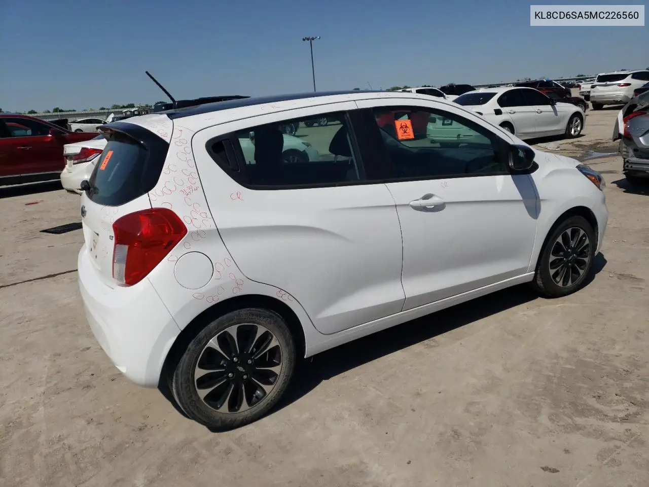 2021 Chevrolet Spark 1Lt VIN: KL8CD6SA5MC226560 Lot: 51988525