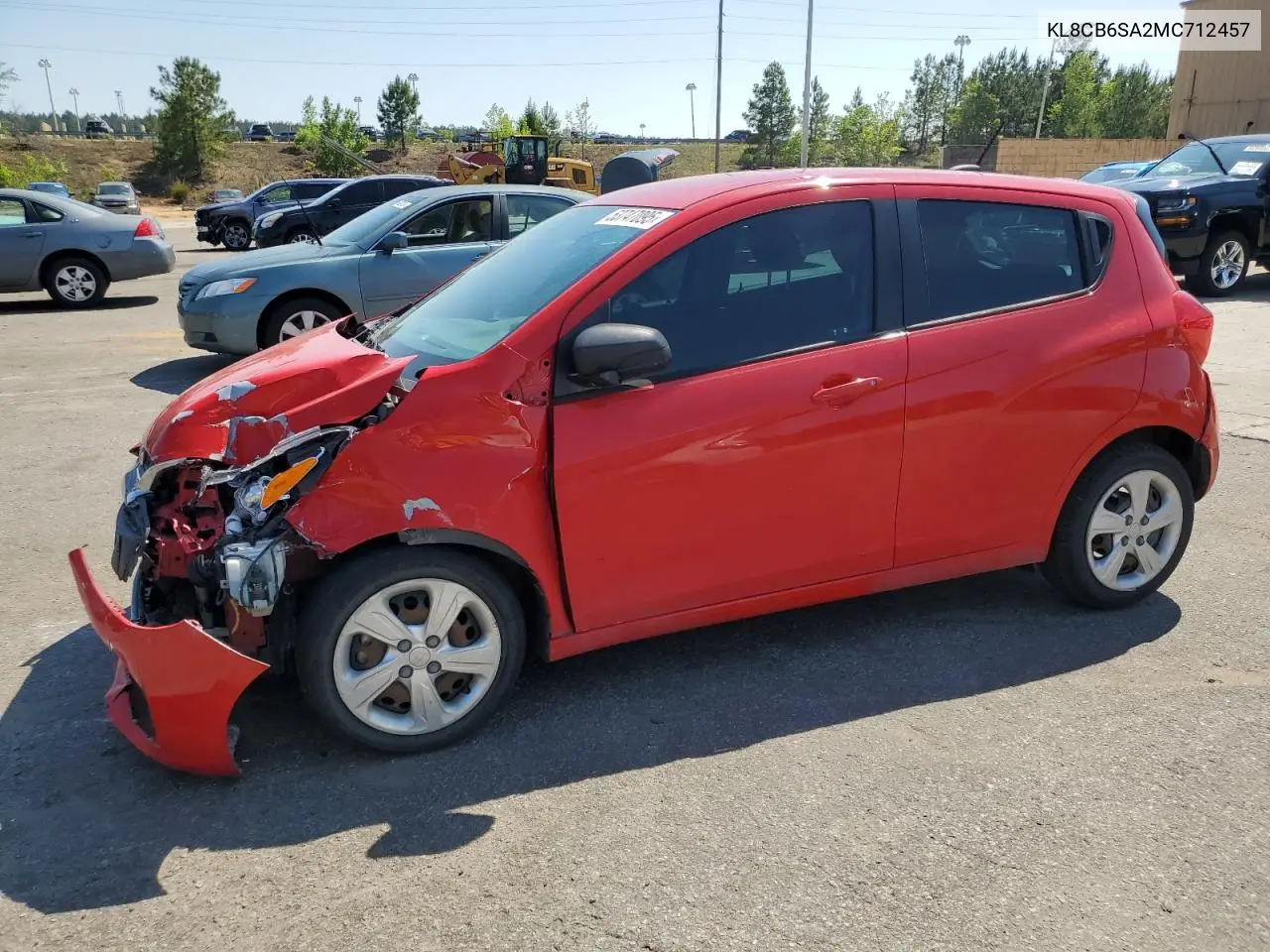 2021 Chevrolet Spark Ls VIN: KL8CB6SA2MC712457 Lot: 53747095