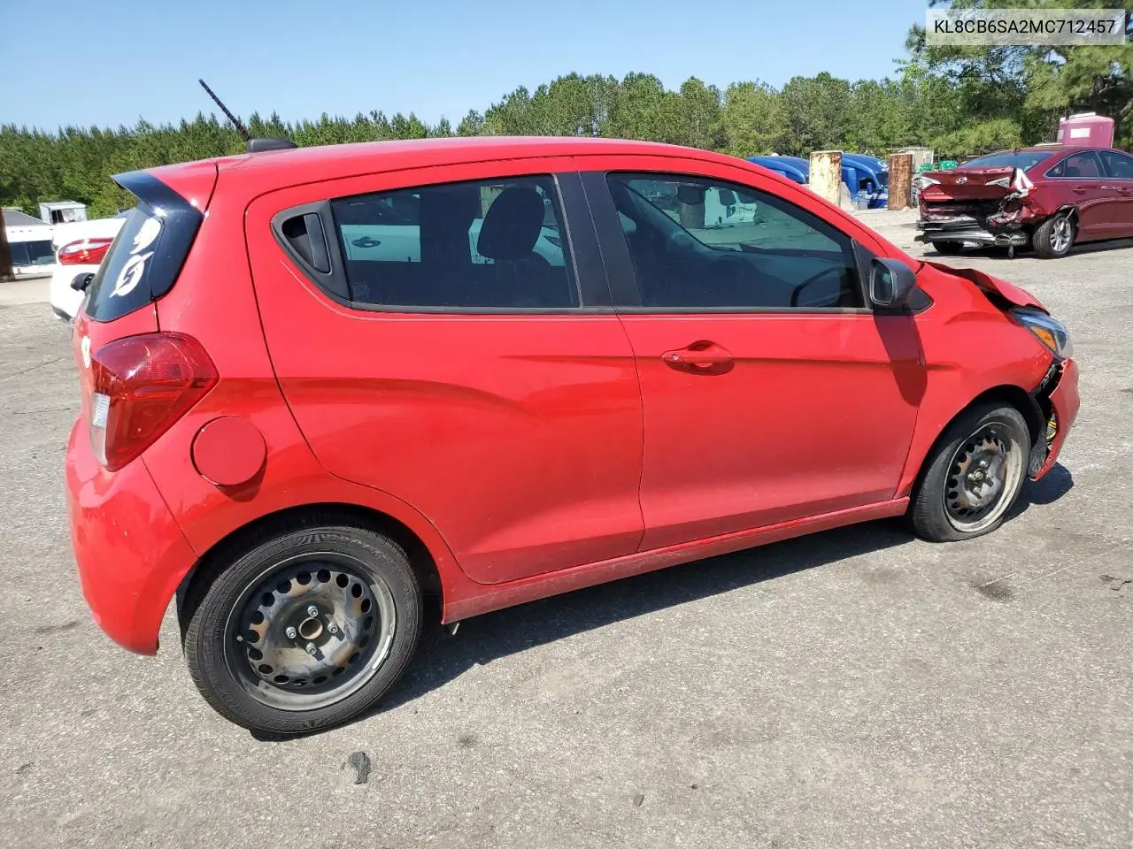 2021 Chevrolet Spark Ls VIN: KL8CB6SA2MC712457 Lot: 53747095