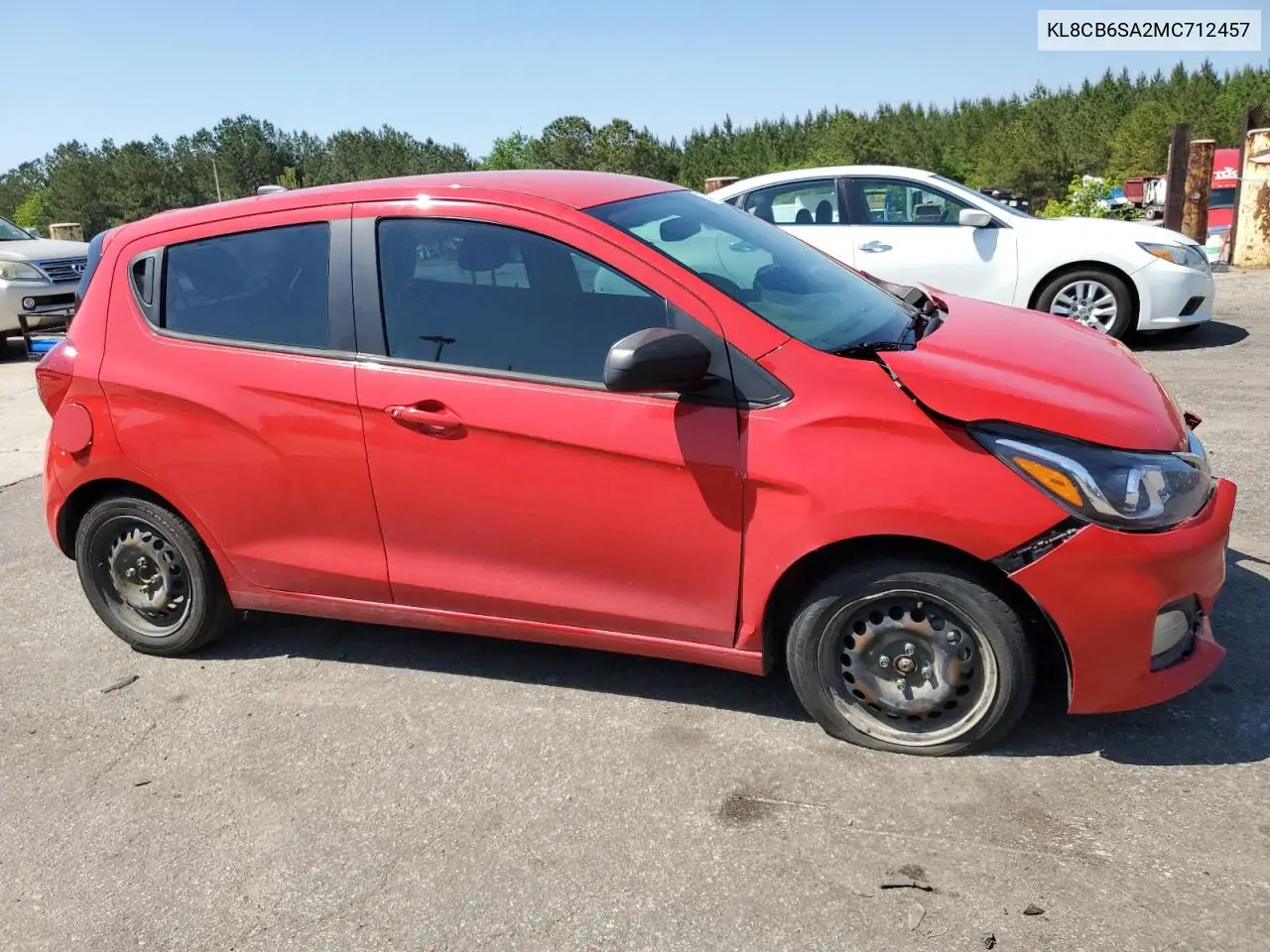 2021 Chevrolet Spark Ls VIN: KL8CB6SA2MC712457 Lot: 53747095