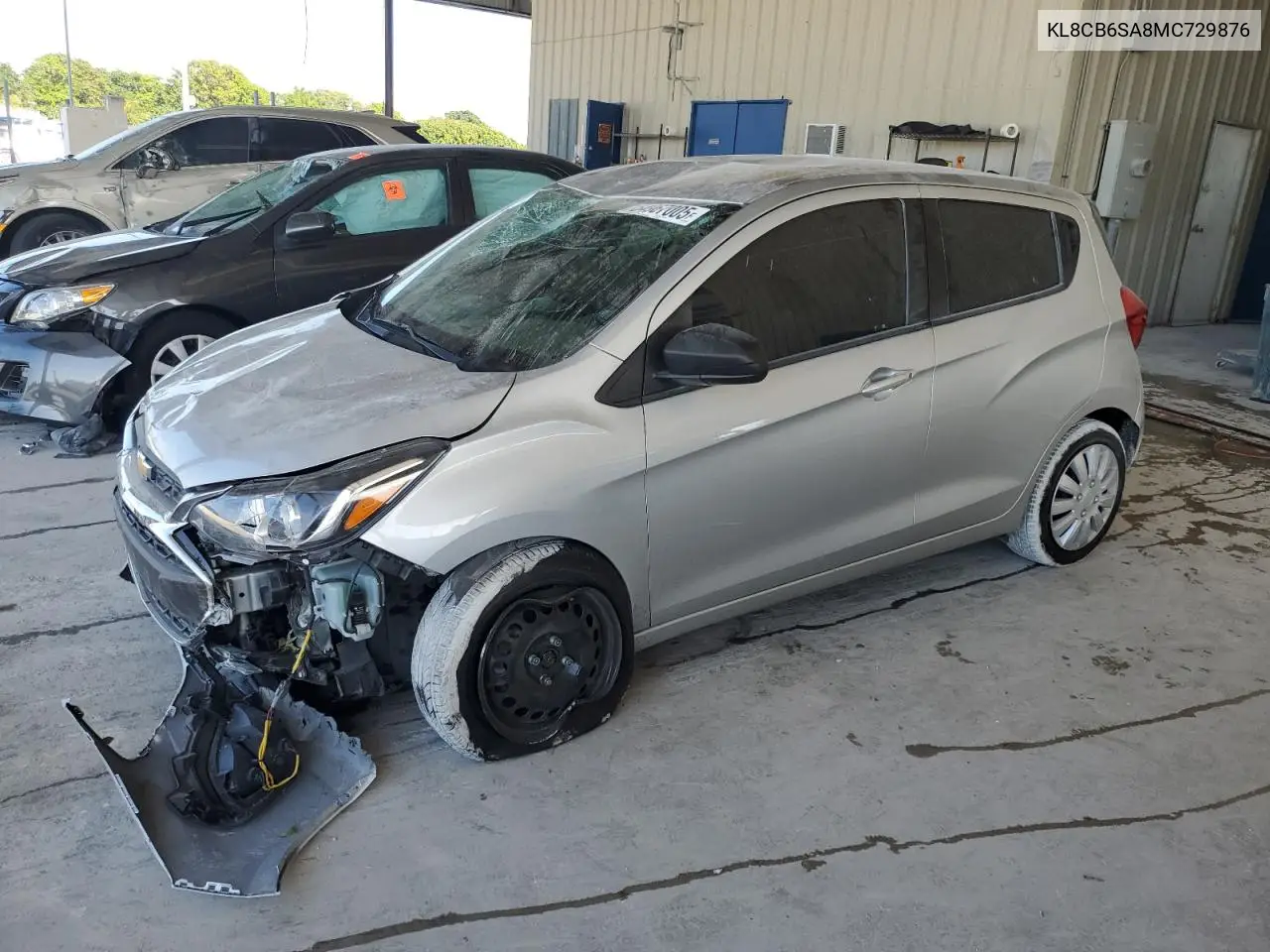 2021 Chevrolet Spark Ls VIN: KL8CB6SA8MC729876 Lot: 54967005