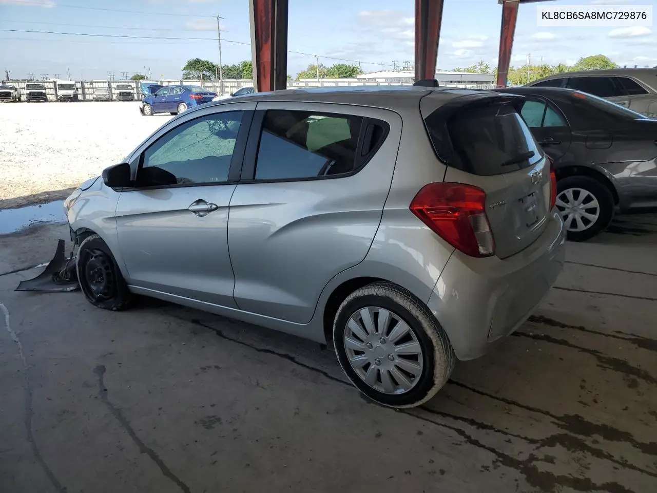 2021 Chevrolet Spark Ls VIN: KL8CB6SA8MC729876 Lot: 54967005
