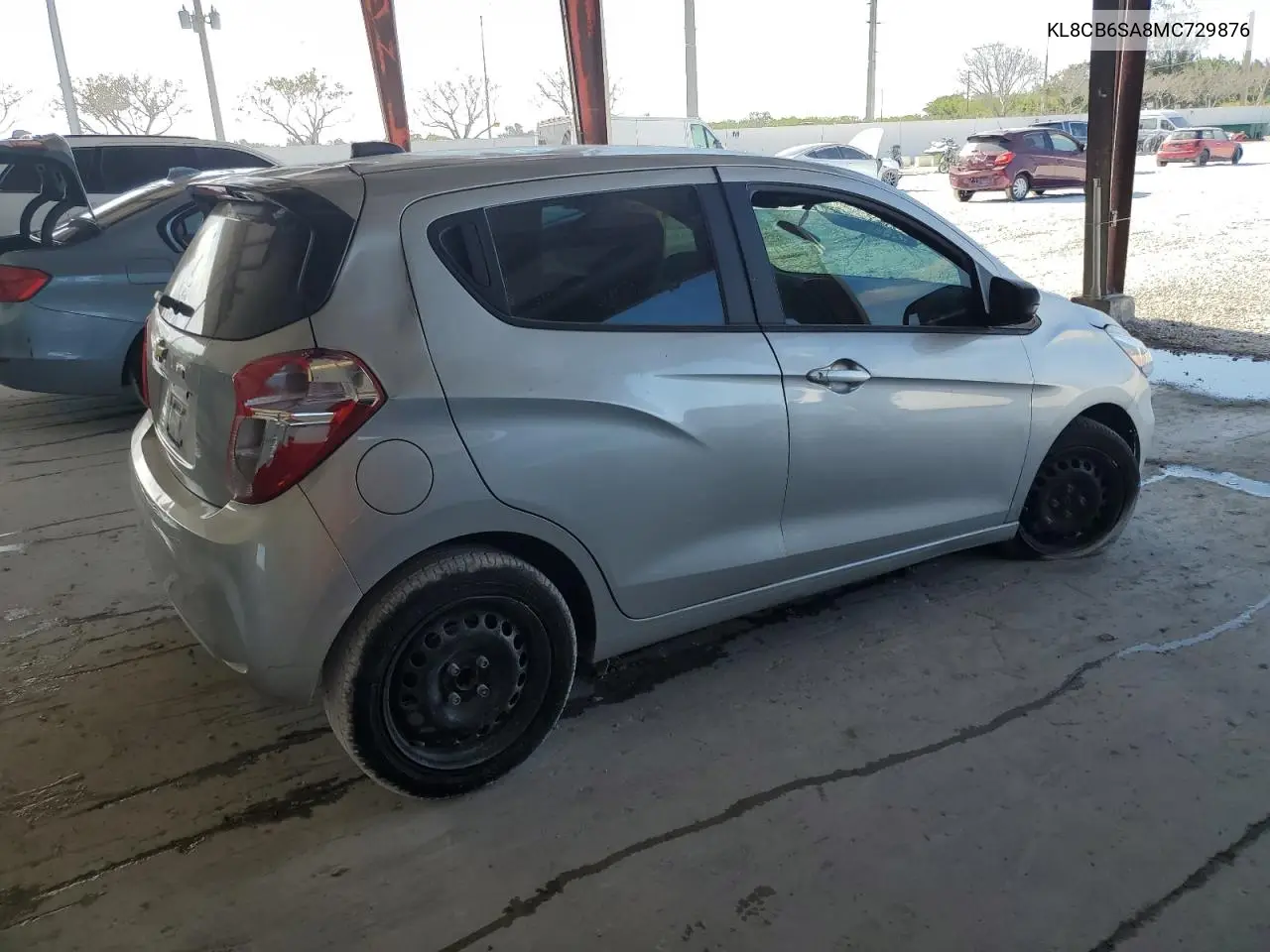 2021 Chevrolet Spark Ls VIN: KL8CB6SA8MC729876 Lot: 54967005