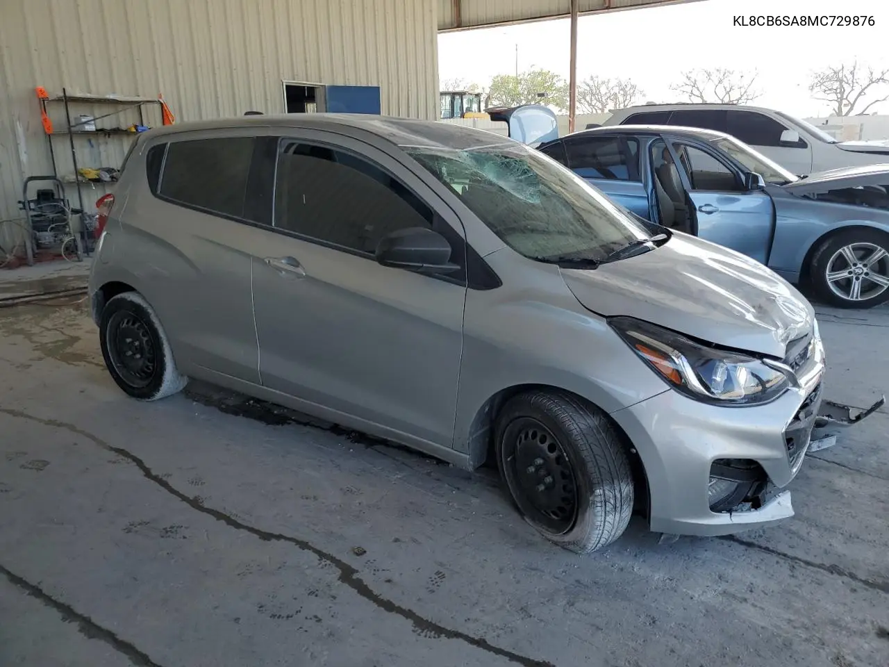 2021 Chevrolet Spark Ls VIN: KL8CB6SA8MC729876 Lot: 54967005