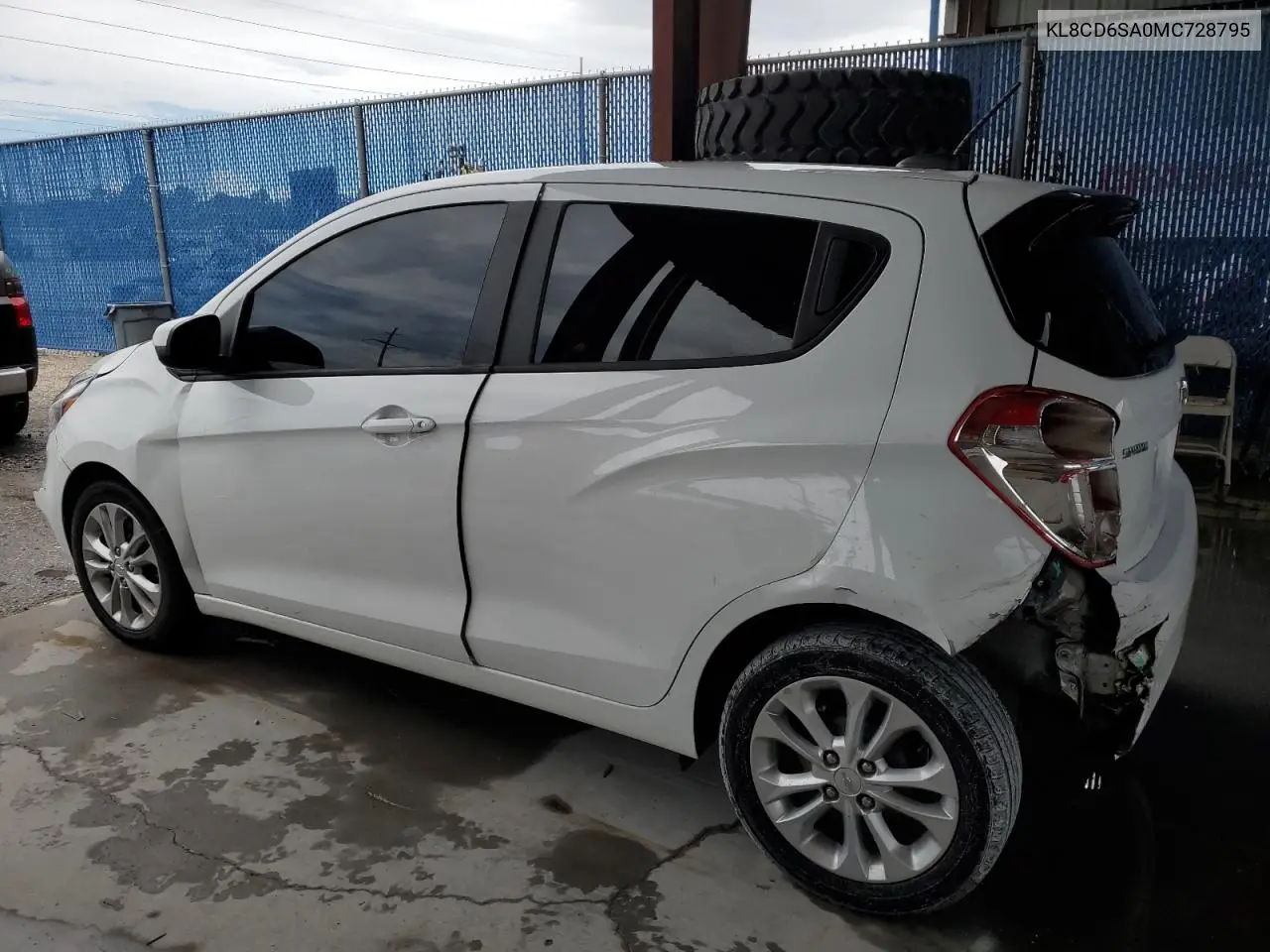 2021 Chevrolet Spark 1Lt VIN: KL8CD6SA0MC728795 Lot: 56466615