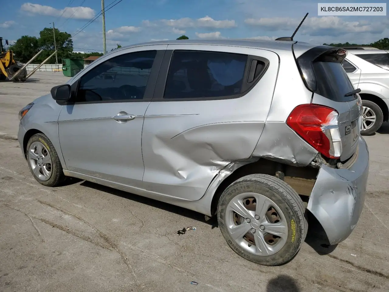 2021 Chevrolet Spark Ls VIN: KL8CB6SA2MC727203 Lot: 56565975