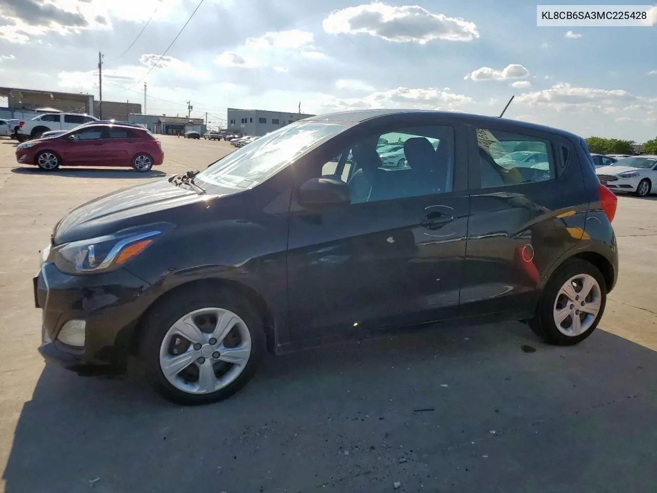 2021 Chevrolet Spark Ls VIN: KL8CB6SA3MC225428 Lot: 56584875