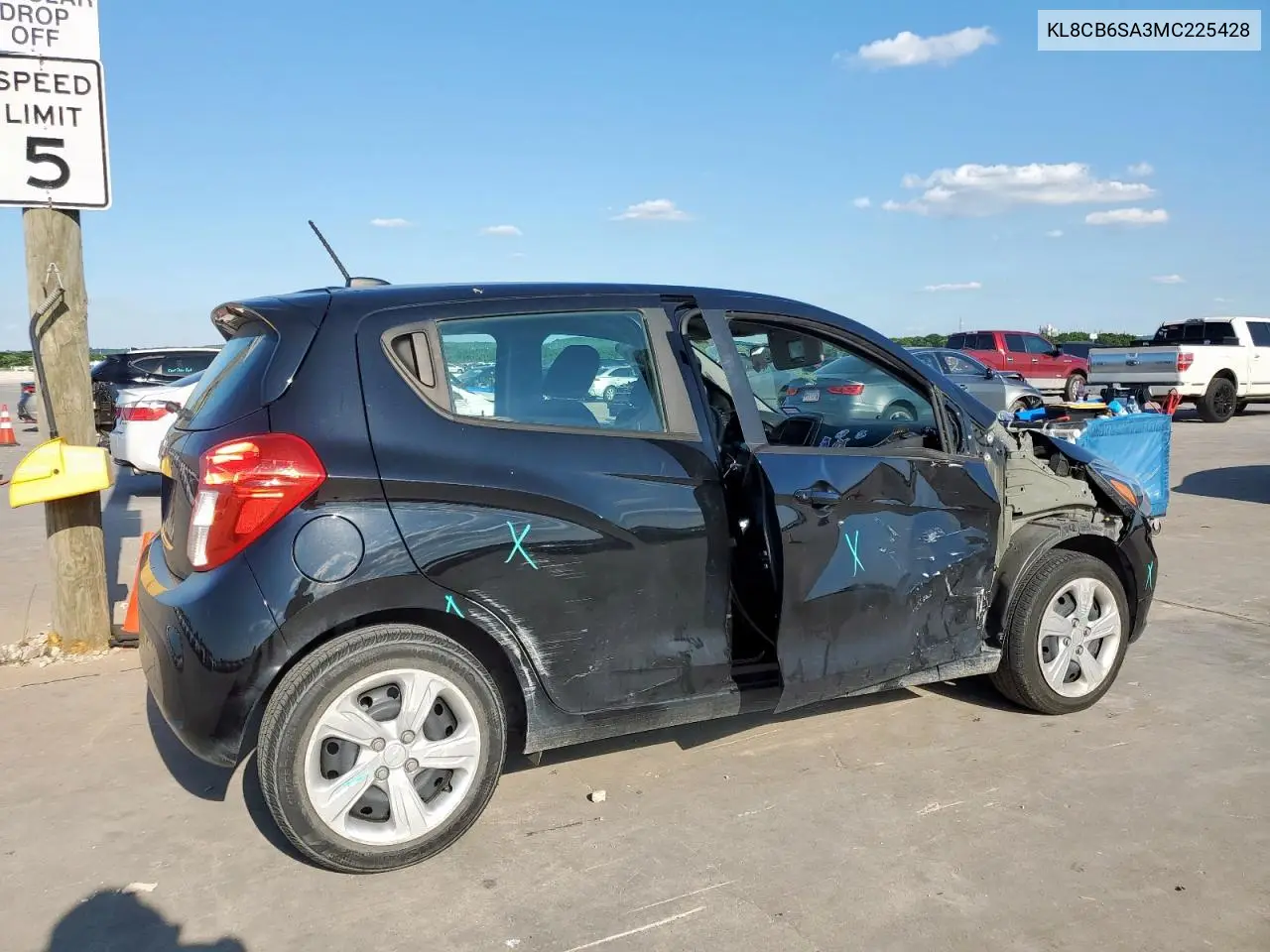 2021 Chevrolet Spark Ls VIN: KL8CB6SA3MC225428 Lot: 56584875