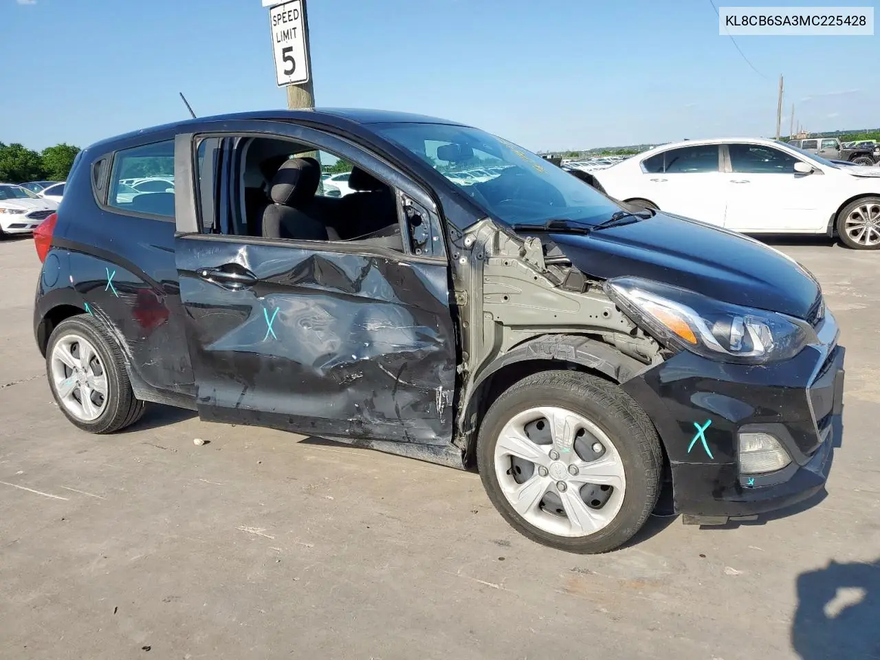 2021 Chevrolet Spark Ls VIN: KL8CB6SA3MC225428 Lot: 56584875