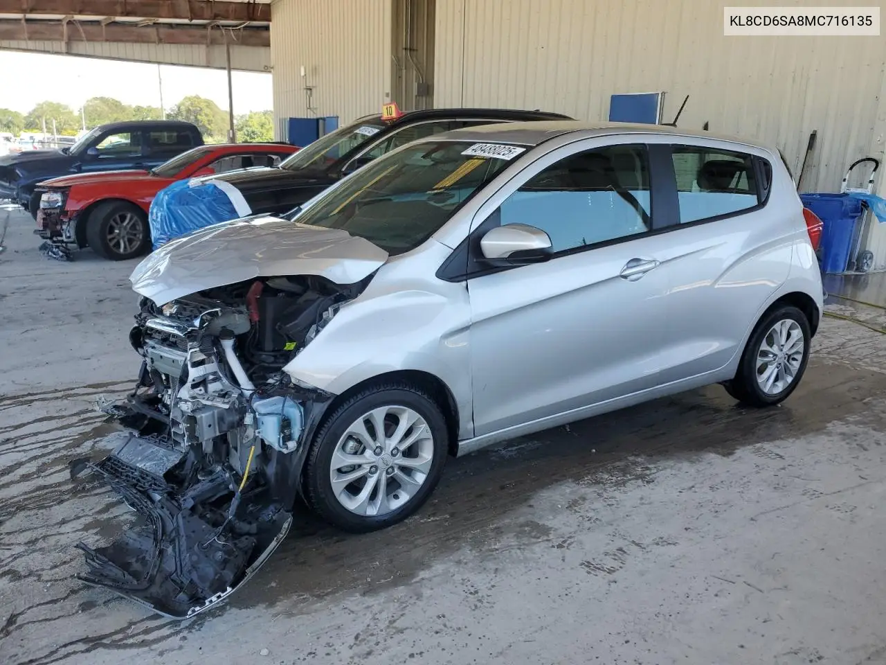 2021 Chevrolet Spark 1Lt VIN: KL8CD6SA8MC716135 Lot: 56934825