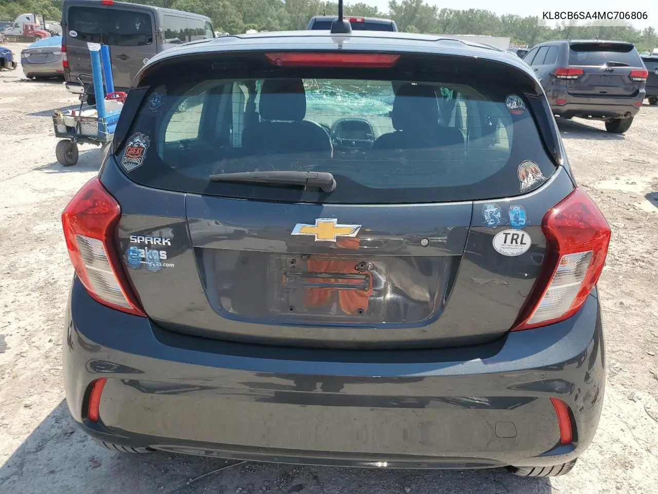 2021 Chevrolet Spark Ls VIN: KL8CB6SA4MC706806 Lot: 60316155
