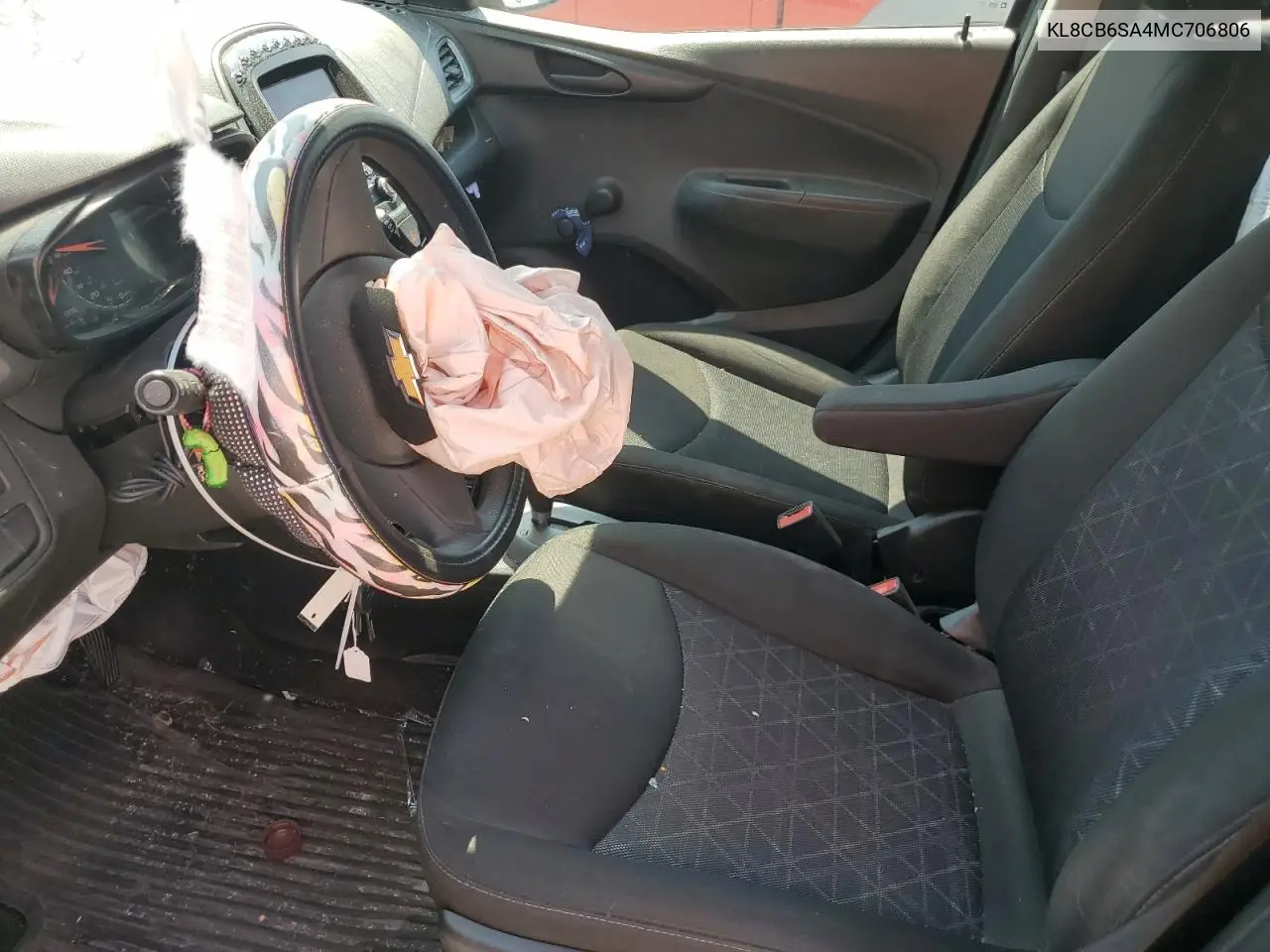 2021 Chevrolet Spark Ls VIN: KL8CB6SA4MC706806 Lot: 60316155