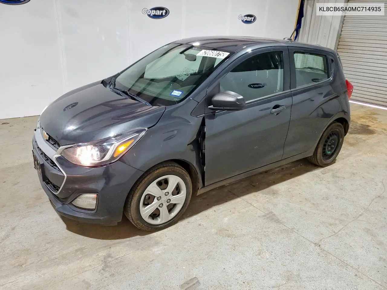 2021 Chevrolet Spark Ls VIN: KL8CB6SA0MC714935 Lot: 62060075