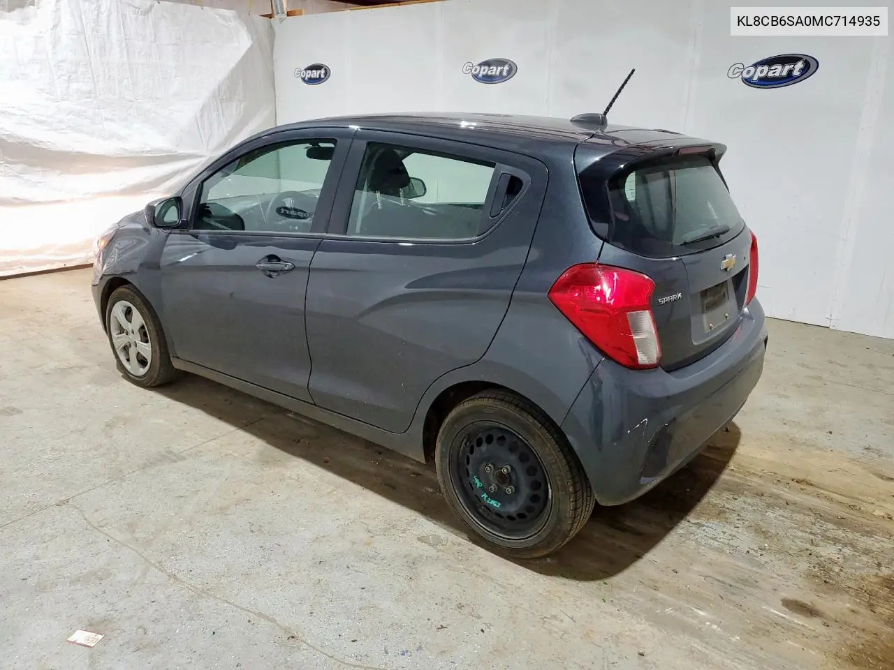 2021 Chevrolet Spark Ls VIN: KL8CB6SA0MC714935 Lot: 62060075