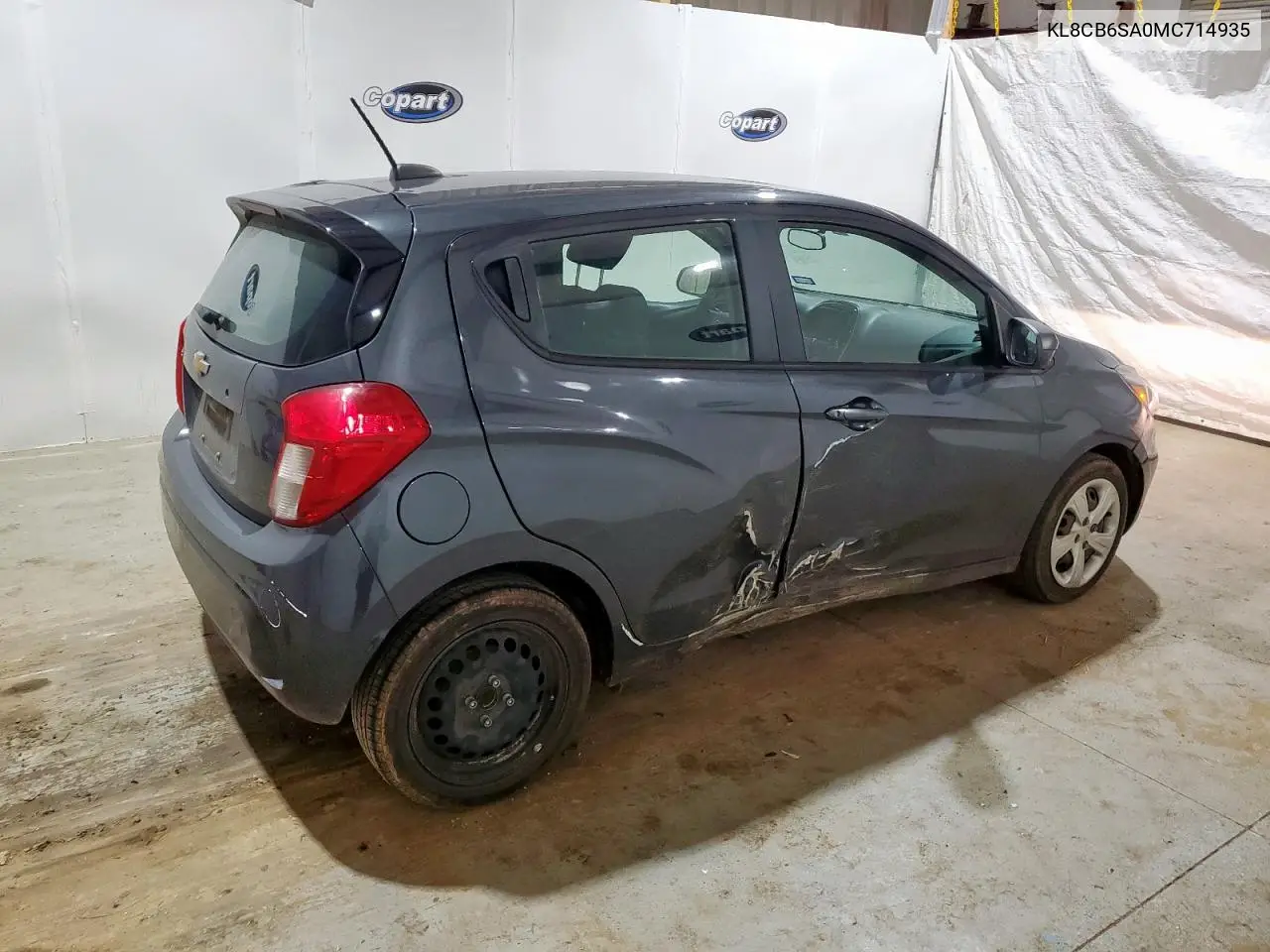2021 Chevrolet Spark Ls VIN: KL8CB6SA0MC714935 Lot: 62060075