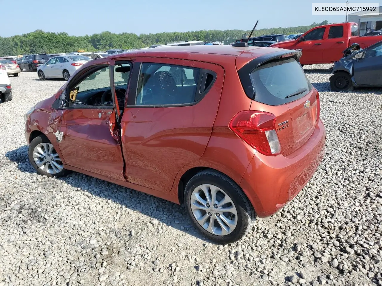 2021 Chevrolet Spark 1Lt VIN: KL8CD6SA3MC715992 Lot: 62203805