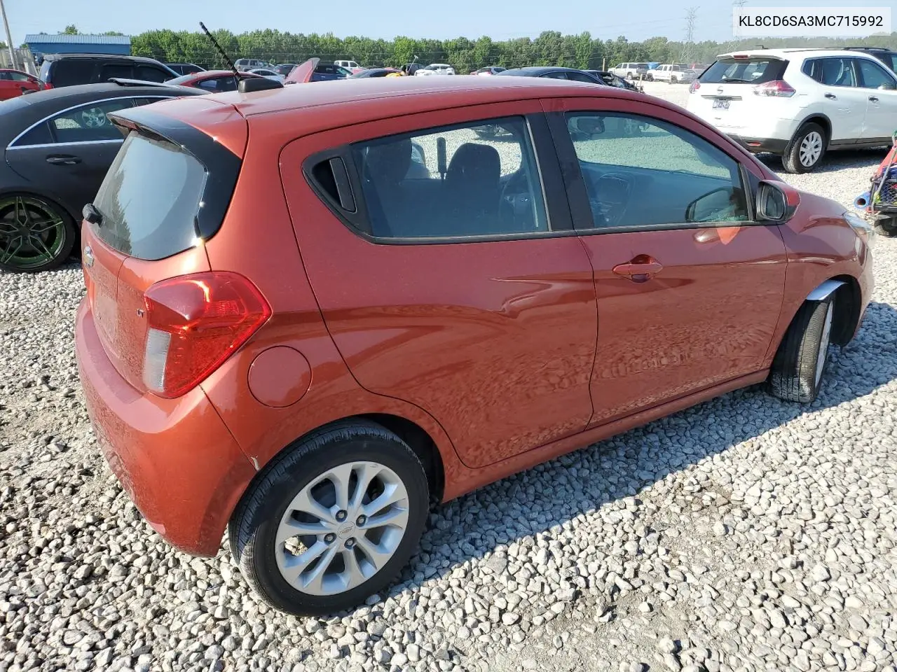 2021 Chevrolet Spark 1Lt VIN: KL8CD6SA3MC715992 Lot: 62203805