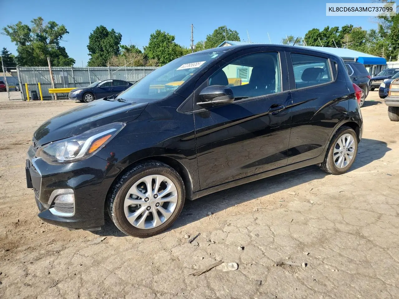 2021 Chevrolet Spark 1Lt VIN: KL8CD6SA3MC737099 Lot: 62285655