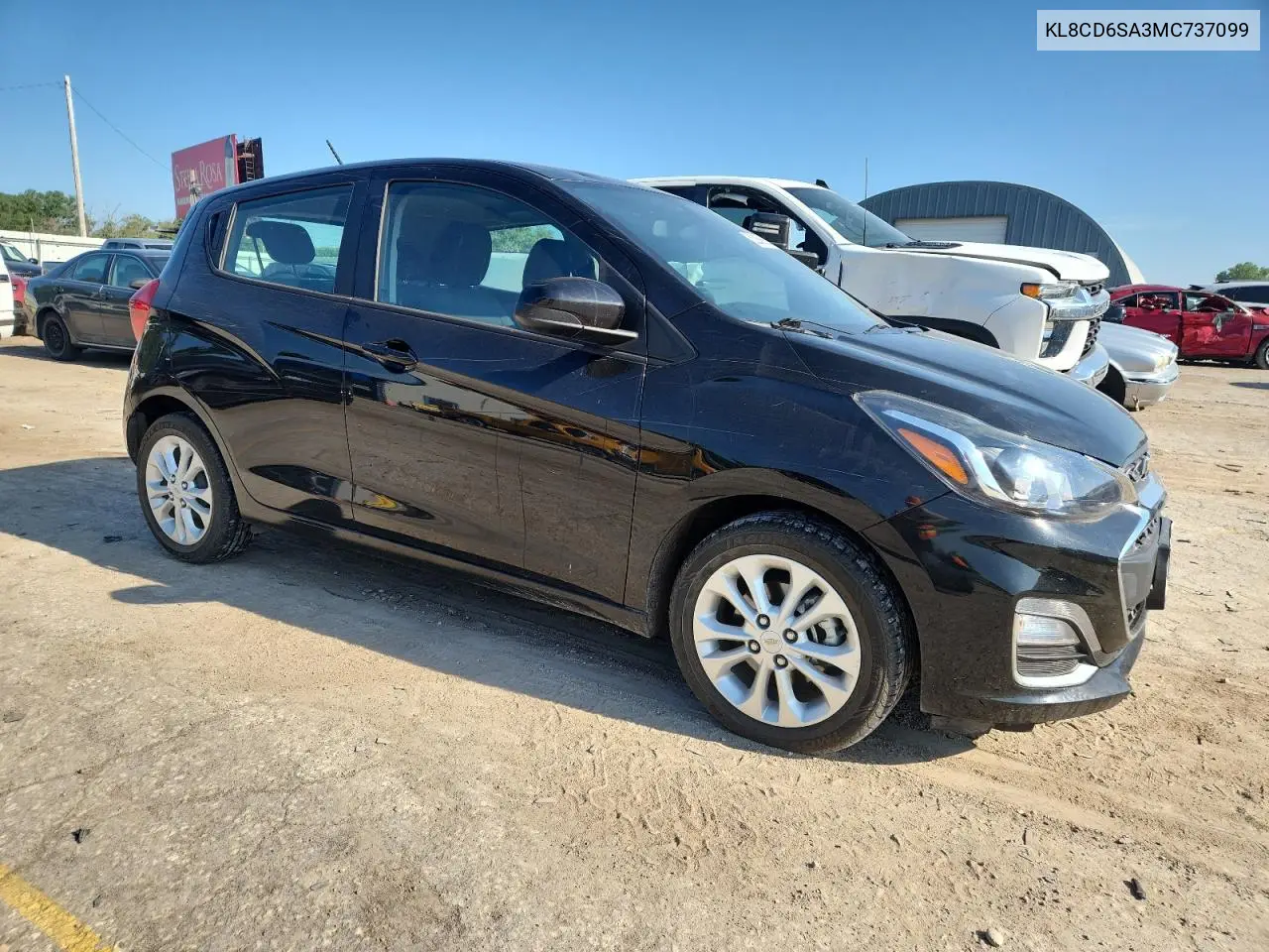 2021 Chevrolet Spark 1Lt VIN: KL8CD6SA3MC737099 Lot: 62285655